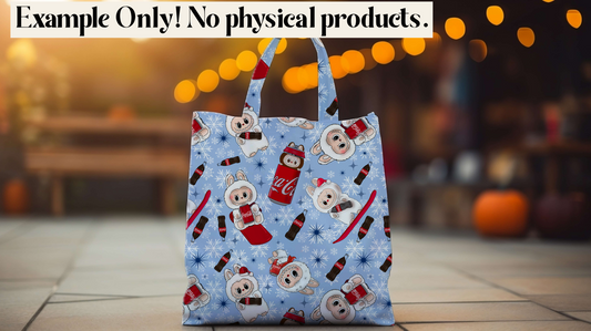 Winter Wonderland and Soda Pop Monsters Seamless Pattern