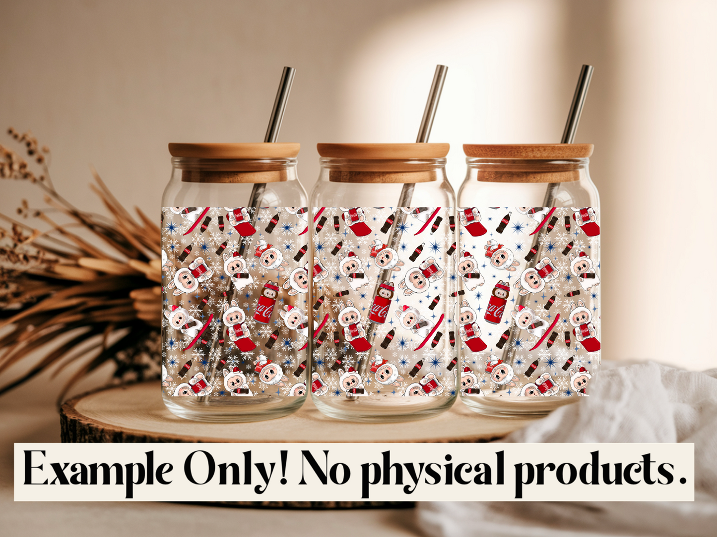 Winter Wonderland and Soda Pop Monsters 16oz Can Wrap