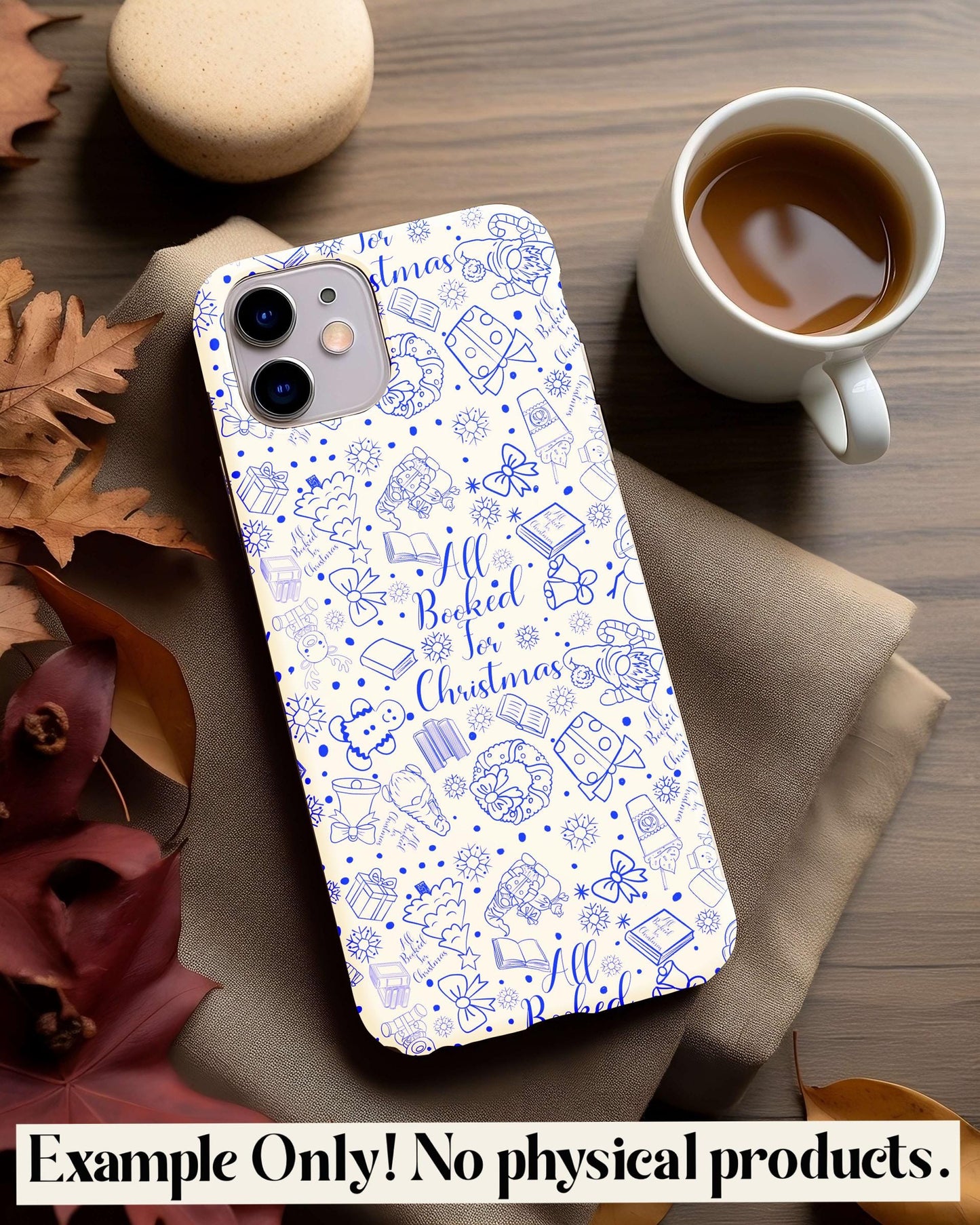 All Book for Christmas Seamless Doodle Pattern PNG | Holiday Digital Paper | Christmas Sublimation Background | 12x12 Digital Download