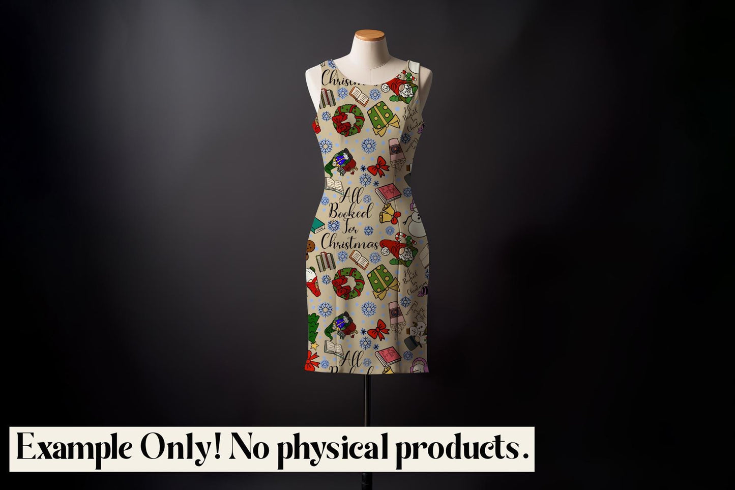 All Book for Christmas Seamless Doodle Pattern PNG | Holiday Digital Paper | Christmas Sublimation Background | 12x12 Digital Download