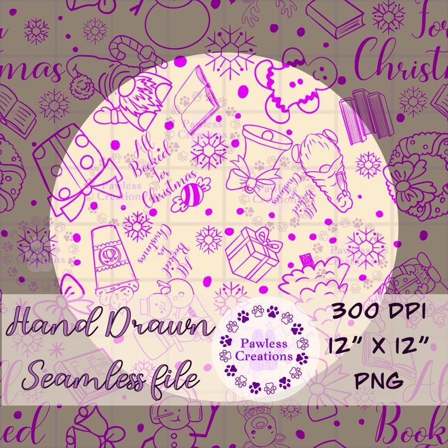 Decorative design with pink elements on a beige background, featuring text about a hand-drawn file.