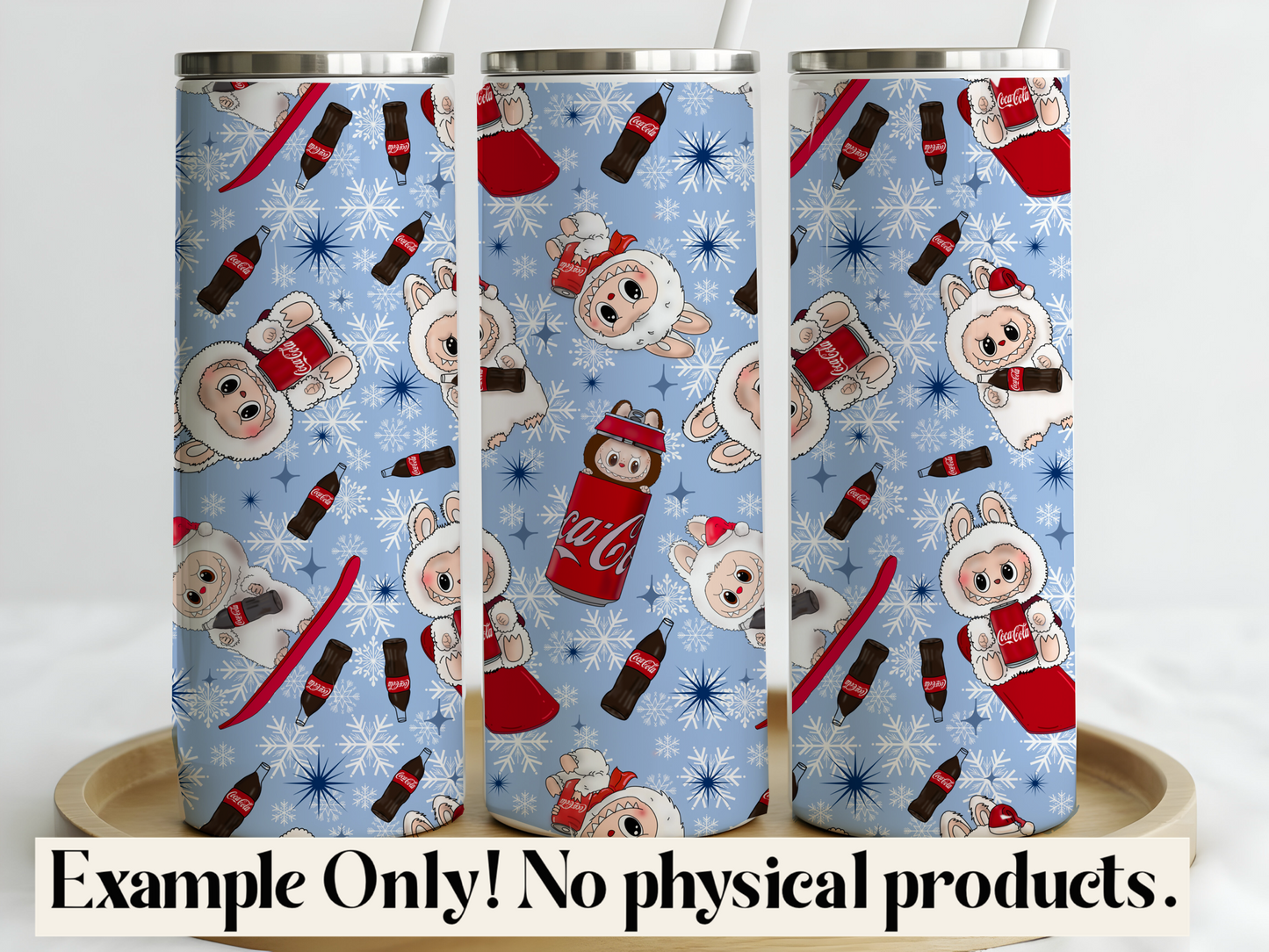 Winter Wonderland and Soda Pop Monsters Skinny Tumbler File