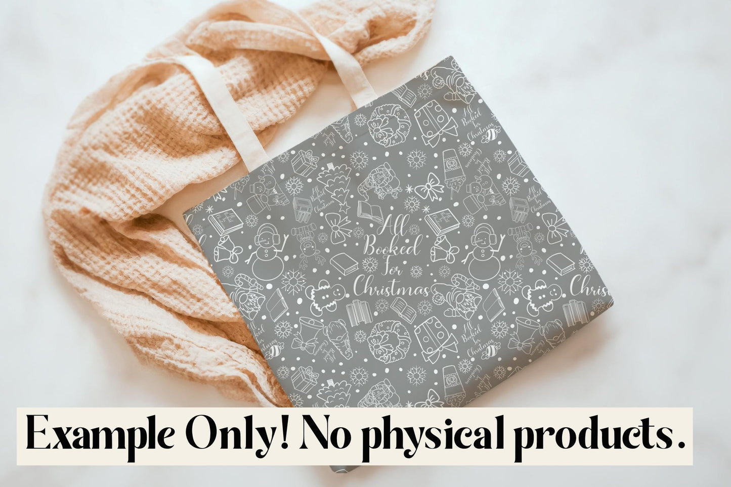 All Book for Christmas Seamless Doodle Pattern PNG | Holiday Digital Paper | Christmas Sublimation Background | 12x12 Digital Download