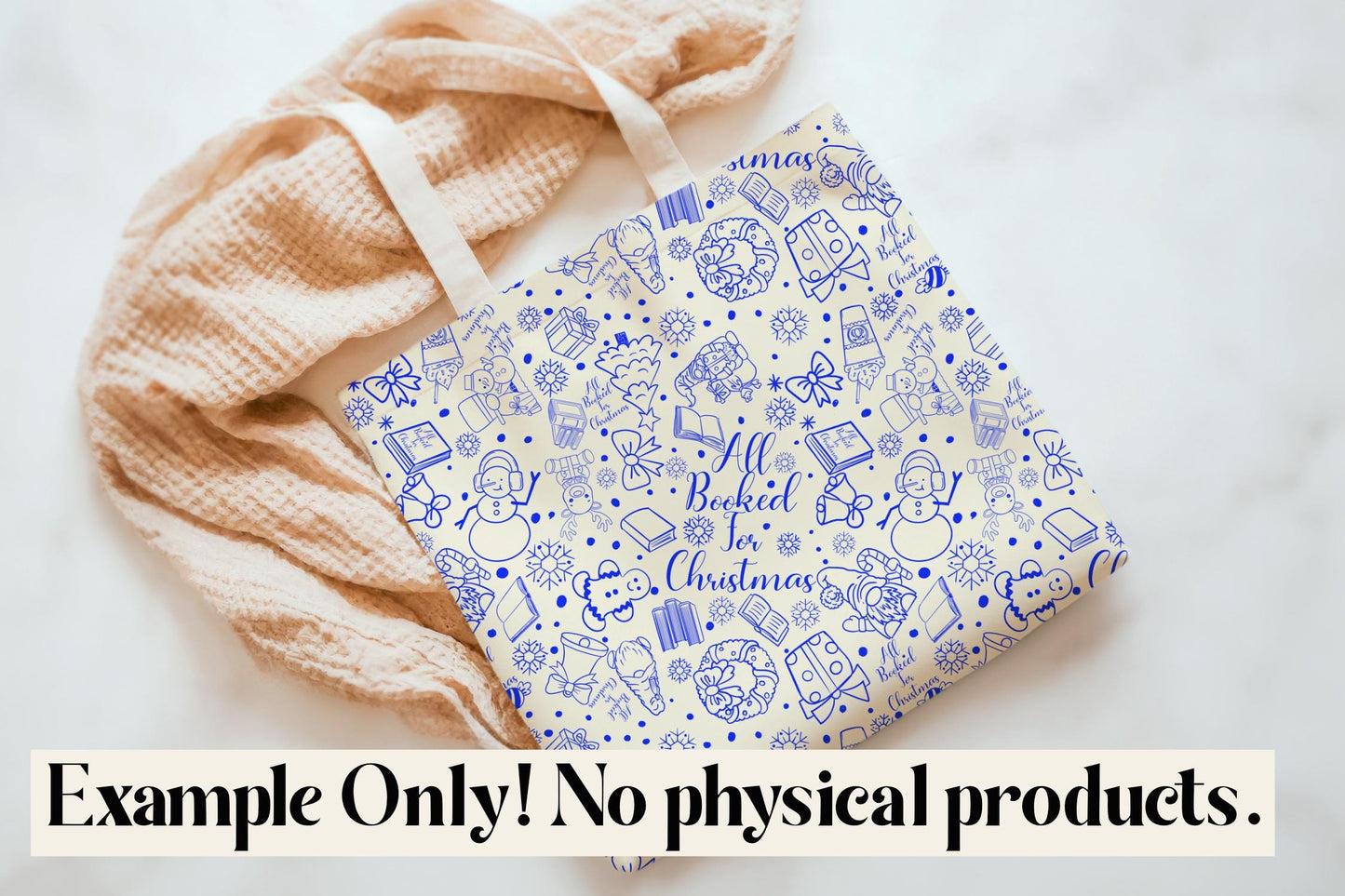 All Book for Christmas Seamless Doodle Pattern PNG | Holiday Digital Paper | Christmas Sublimation Background | 12x12 Digital Download